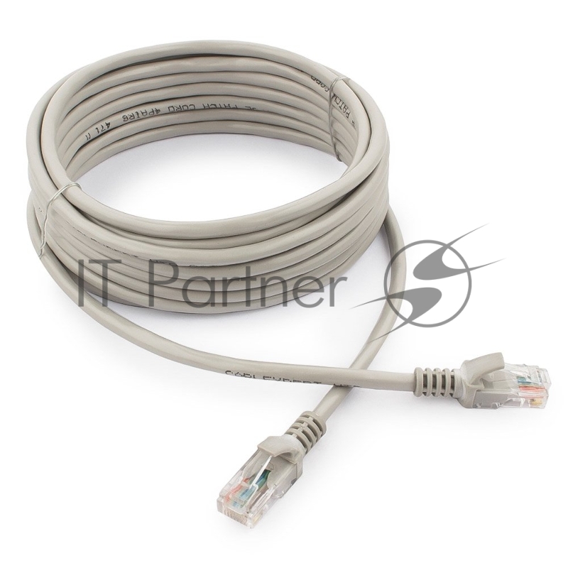 Патч-корд UTP Gembird/Cablexpert PP12-5M кат.5e, 5м, литой, многожильный