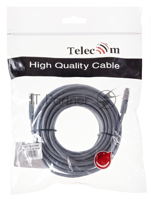 Патчкорд литой TELECOM FTP кат.5e 15m