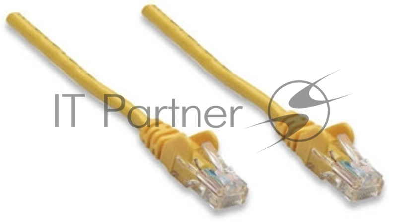 Патч-корд UTP кат. 5e, 1м Exegate желтый