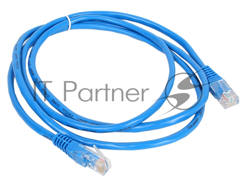 Патч-корд литой Aopen UTP кат.5е 1,5м синий