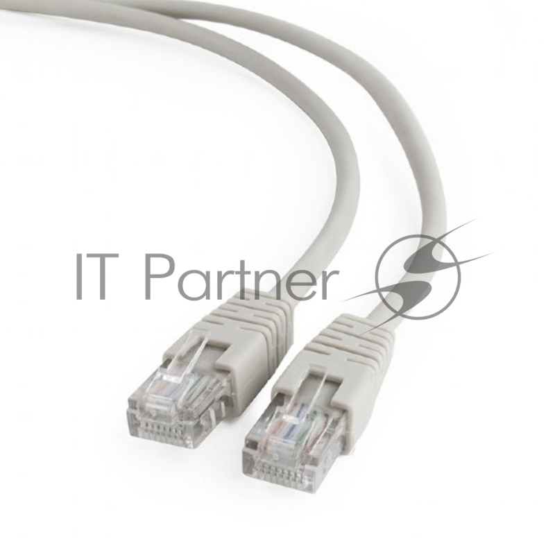 Патч-корд UTP Cablexpert кат.5e, 3м, литой, многожильный (серый)