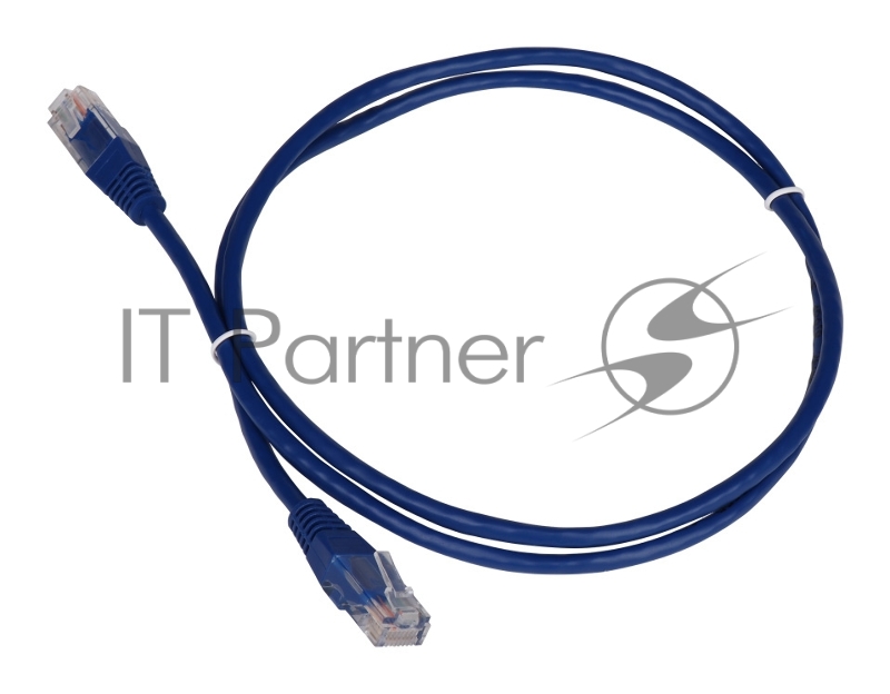 Патч-корд TWT UTP кат.5e, с заливными колпачками, 1.5 м, синий