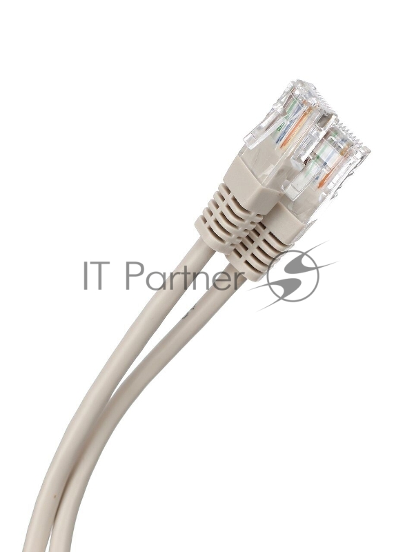 Патчкорд литой Aopen/Qust UTP кат.5е 7.5м серый