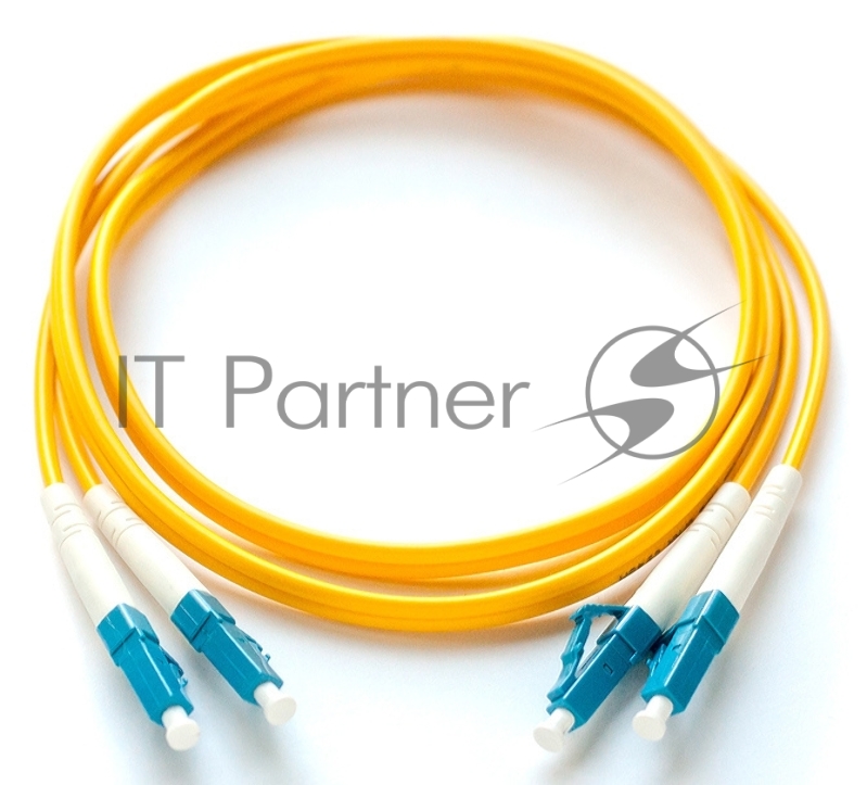 Кабель Патч-корд Lanmaster LAN-2LC-2LC/OM4-1.0 2x50/125 OM4 LC дуплекс-LC дуплекс 1м LSZH желтый