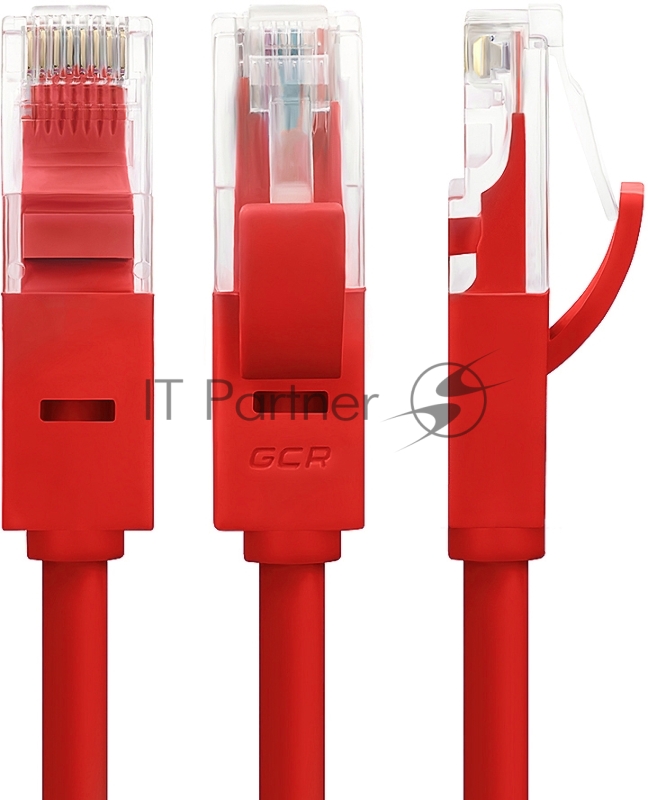 Патч-корд Greenconnect прямой, малодымный LSZH 0.5m UTP кат.6, красный, 24 AWG, литой, ethernet high speed, RJ45, T568B, GCR-50711 Greenconnect Патч-корд прямой, малодымный LSZH 0.5m UTP кат.6, красный, 24 AWG, литой, ethernet high speed, RJ45, T568B