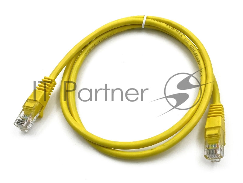 Патч-корд Buro cat5E 1м желтый RJ-45 (m)-RJ-45 (m)