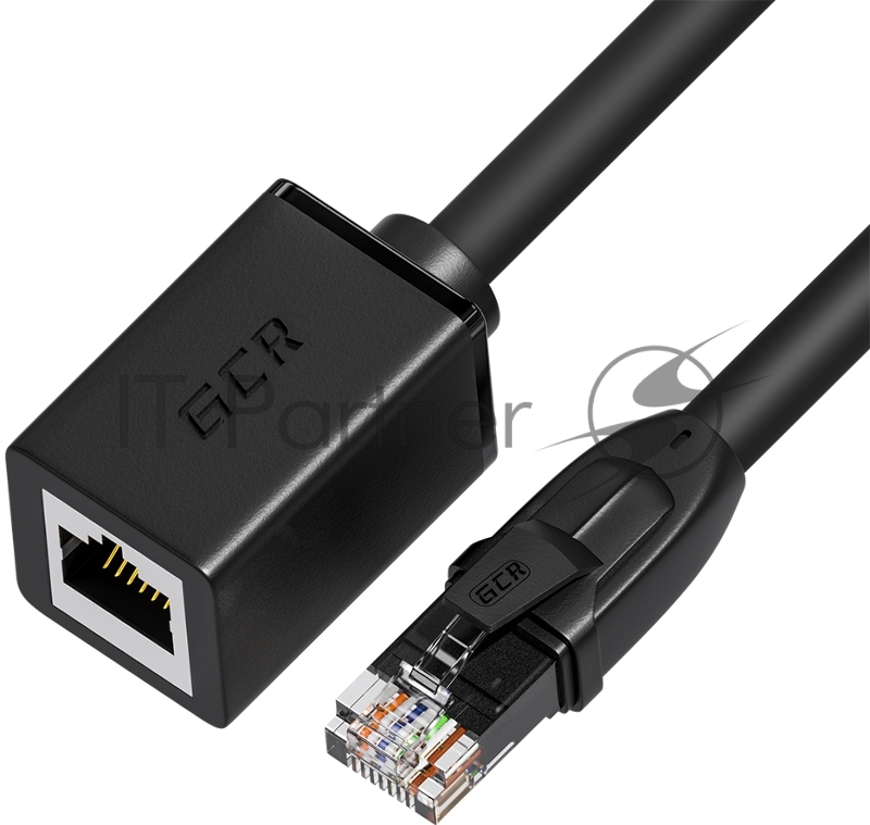Удлинитель патч-корда GCR прямой 5.0m, UTP медь, кат.6, 24 AWG, ethernet high speed 10 Гбит/с, RJ45, GCR-52654