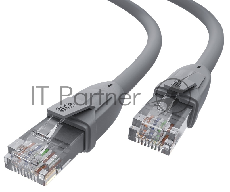 Патч-корд Greenconnect прямой 0.2m UTP кат.6, серый, 24 AWG, литой, GCR-52949, ethernet high speed, RJ45, T568B