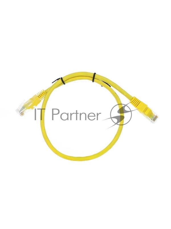 Патч-корд литой Telecom UTP кат.5е 0.5м желтый