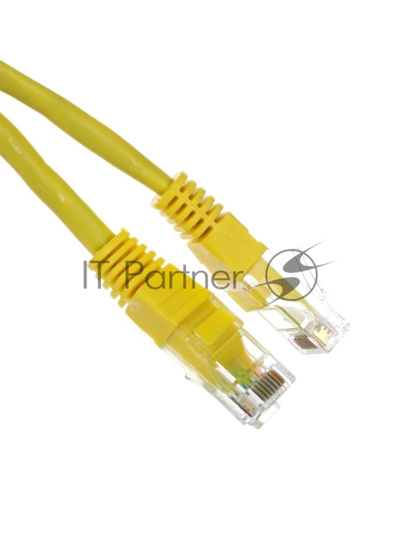 Патч-корд литой Telecom UTP кат.5е 0.5м желтый