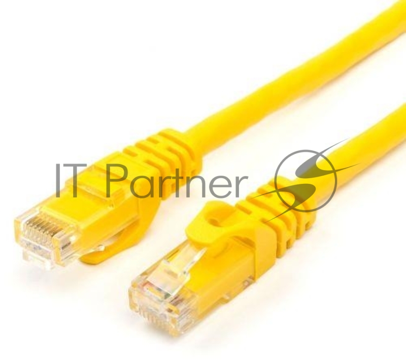 Кабель PATCH CAT5E UTP 1M YELLOW ATCOM AT3443