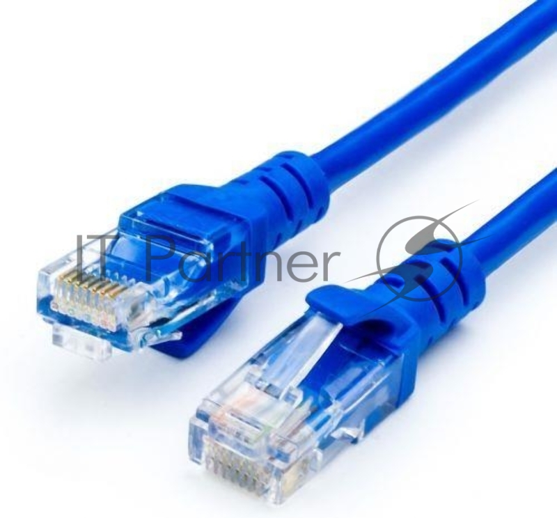 Кабель PATCH CAT5E UTP 5M BLUE ATCOM AT9163
