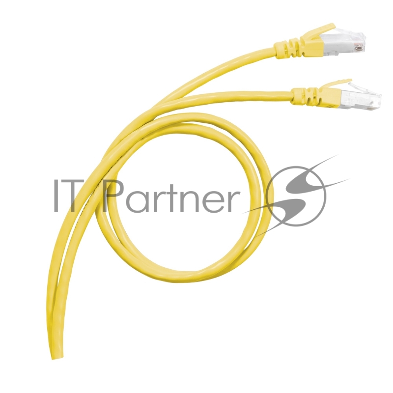 Патч-корд S/FTP 6а PVC 1м желт.