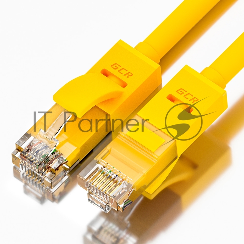 Патч-корд GCR прямой 4.0m UTP кат.5e, желтый, позолоченные контакты, 24 AWG, литой, ethernet high speed 1 Гбит/с, RJ45, T568B GCR Патч-корд прямой 4.0m UTP кат.5e, желтый, позолоченные контакты, 24 AWG, литой, GCR-LNC02-4.0m, ethernet high speed 1 Гб