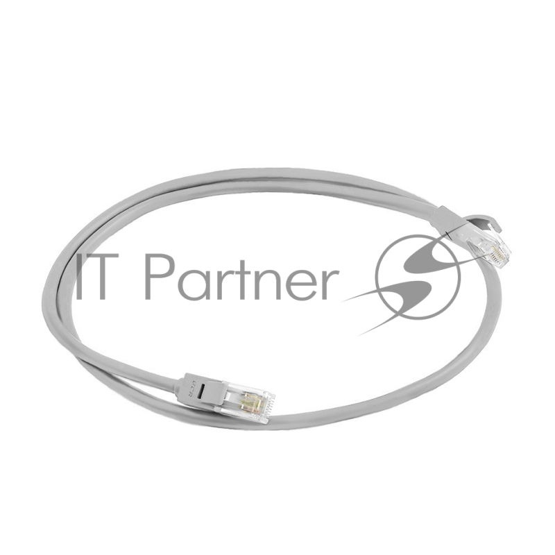 Патч-корд GCR прямой 0.7m UTP кат.5e, серый, 24 AWG, литой, ethernet high speed 1 Гбит/с, RJ45, T568B, GCR-LNC03-0.7m