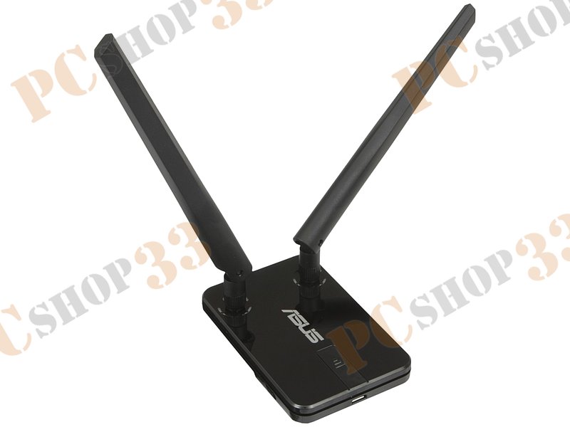 Сет.адаптер Wi-Fi 300Мбит/сек. ASUS USB-N14 802.11b/g/n (USB2.0)
