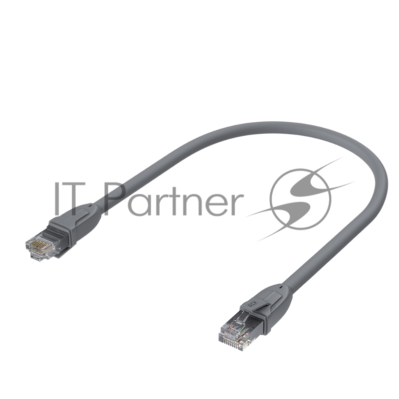 Патч-корд GCR прямой 1.5m UTP кат.6, серый, 24 AWG, ethernet high speed, RJ45, T568B, GCR-52418