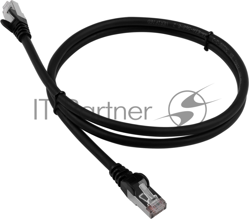 Патч-корд Lanmaster LAN-PC45/S6-2.0-BK FTP вилка RJ-45-вилка RJ-45 кат.6 2м чёрный LSZH (уп.:1шт)