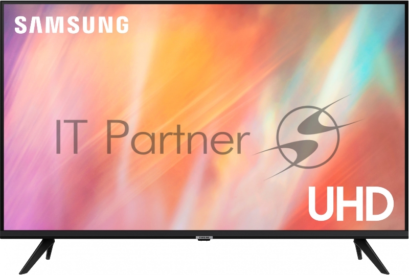 Телевизор LED Samsung 50 UE50AU7002UXRU 7 черный Ultra HD 60Hz DVB-T2 DVB-C DVB-S2 USB WiFi Smart TV (RUS)
