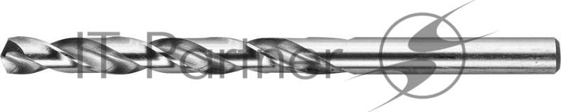 Сверло Зубр МЕТ-Ш по металлу, цилиндрический хвостовик, быстрорежущая сталь Р6М5, класс точности А1, 6,8x109мм, 1шт 4-29625-109-6.8