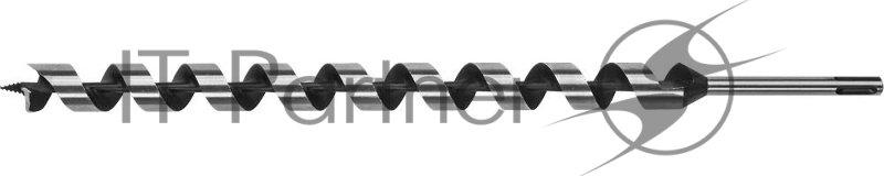 Сверло Зубр ЭКСПЕРТ по дереву, спираль Левиса, хвостовик SDS-Plus, 25x450мм 29482-450-25