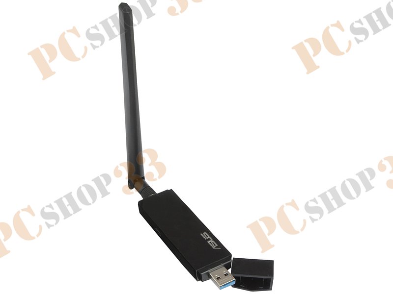 Сет.адаптер Wi-Fi 867Мбит/сек. ASUS USB-AC56 802.11a/b/g/n/ac (USB3.0)