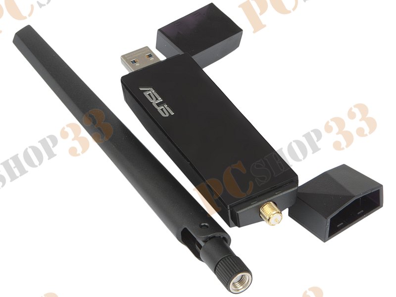 Сет.адаптер Wi-Fi 867Мбит/сек. ASUS USB-AC56 802.11a/b/g/n/ac (USB3.0)