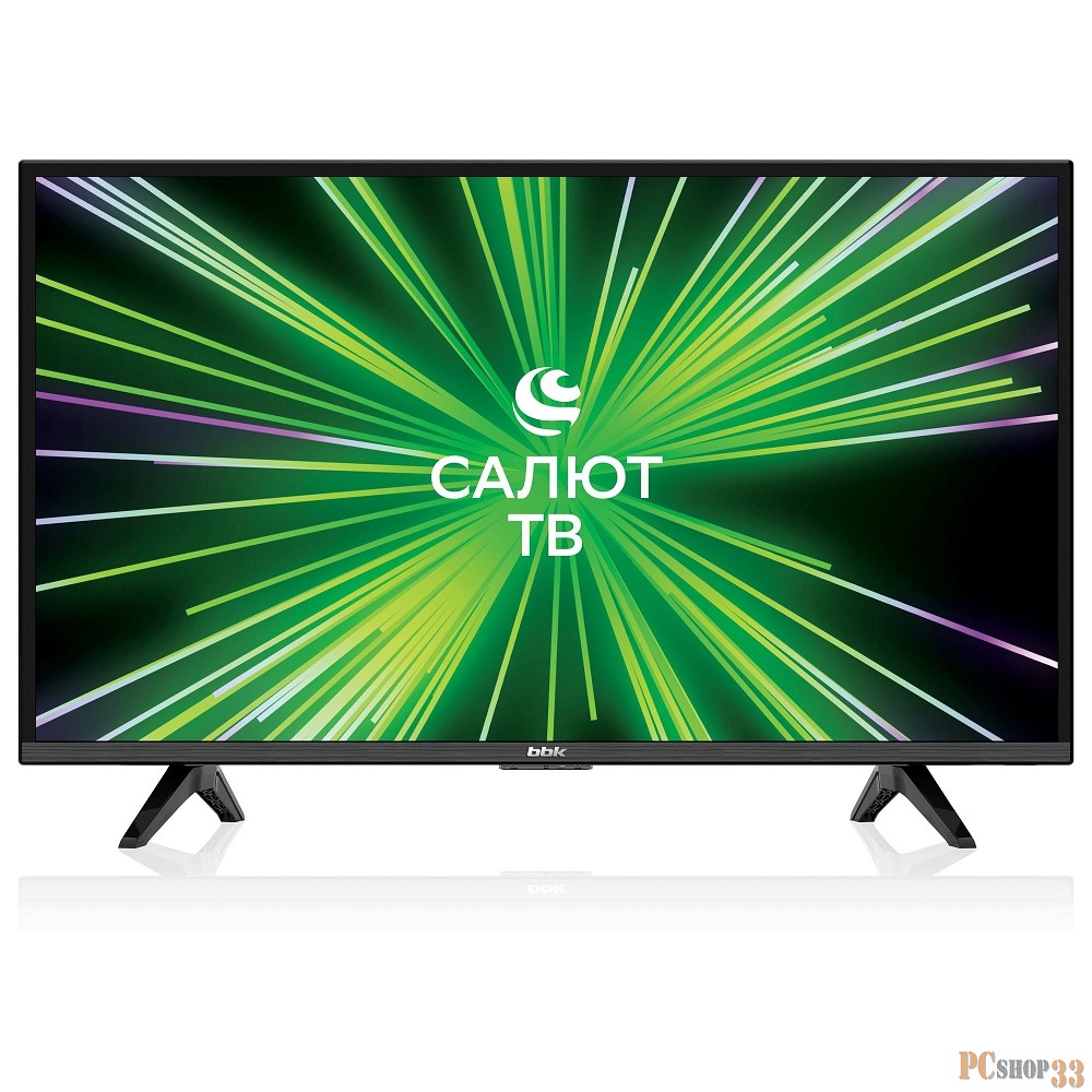 Телевизор LED BBK 43 43LEX-7389/FTS2C Салют ТВ черный FULL HD 50Hz DVB-T2 DVB-C DVB-S2 USB WiFi Smart TV (RUS)