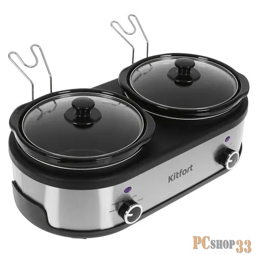 Медленноварка Kitfort KT-219 2.5л 140Вт черный