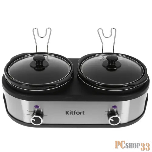 Медленноварка Kitfort KT-219 2.5л 140Вт черный