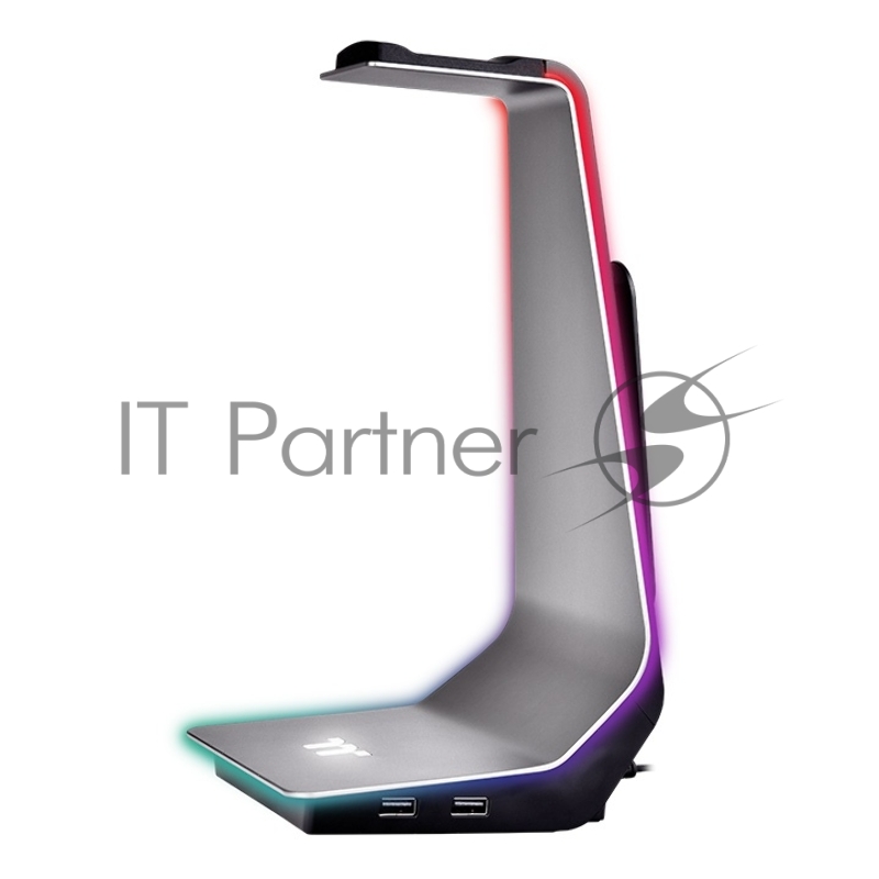 Наушники с микрофоном Thermaltake Держатель Argent HS1 RGB черный (GEA-HS1-THSSIL-01)