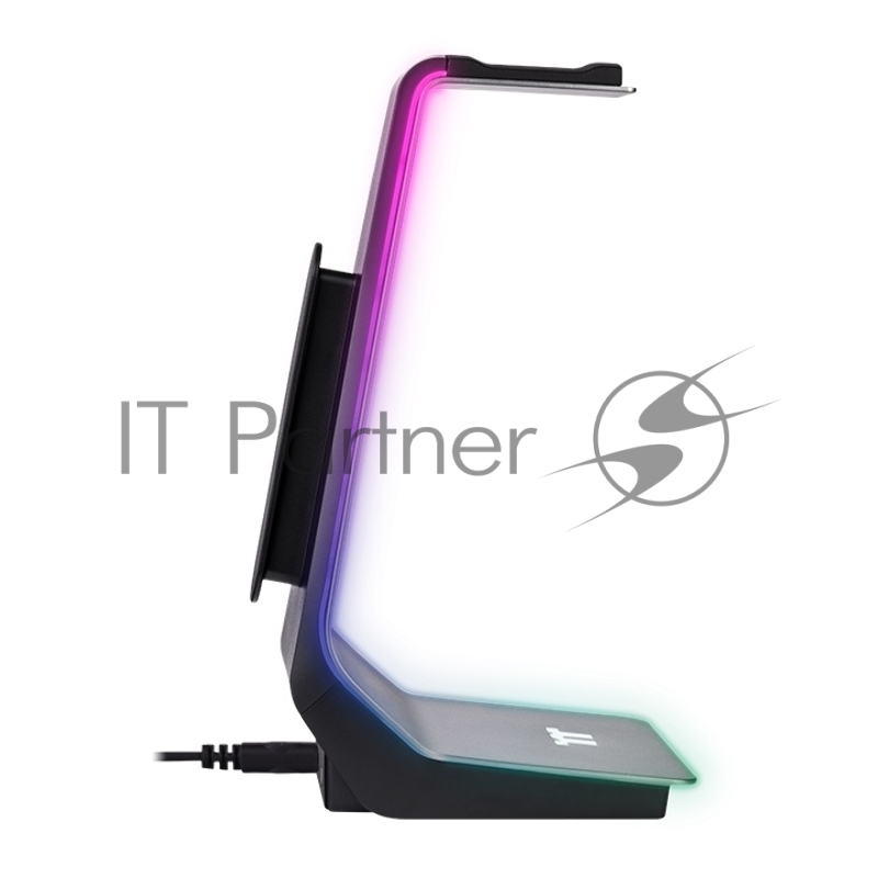 Наушники с микрофоном Thermaltake Держатель Argent HS1 RGB черный (GEA-HS1-THSSIL-01)