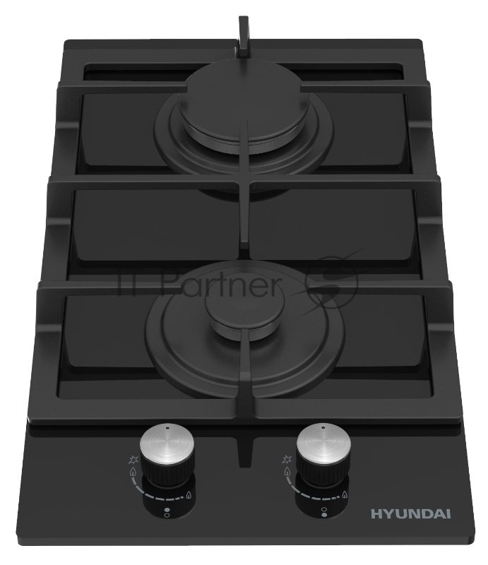 Газовая варочная поверхность Hyundai HHG 3235 BG черный