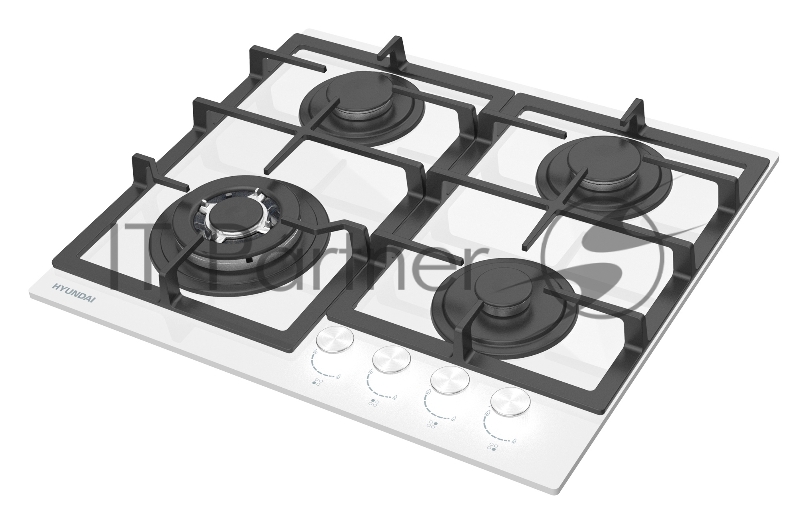 Газовая варочная поверхность Hyundai HHG 6436 WG белый