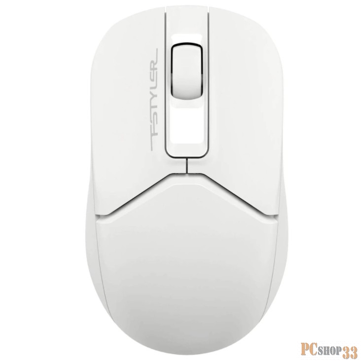 Мышь A4Tech Fstyler FB12 белый оптическая (1200dpi) беспроводная BT/Radio USB (3but)
