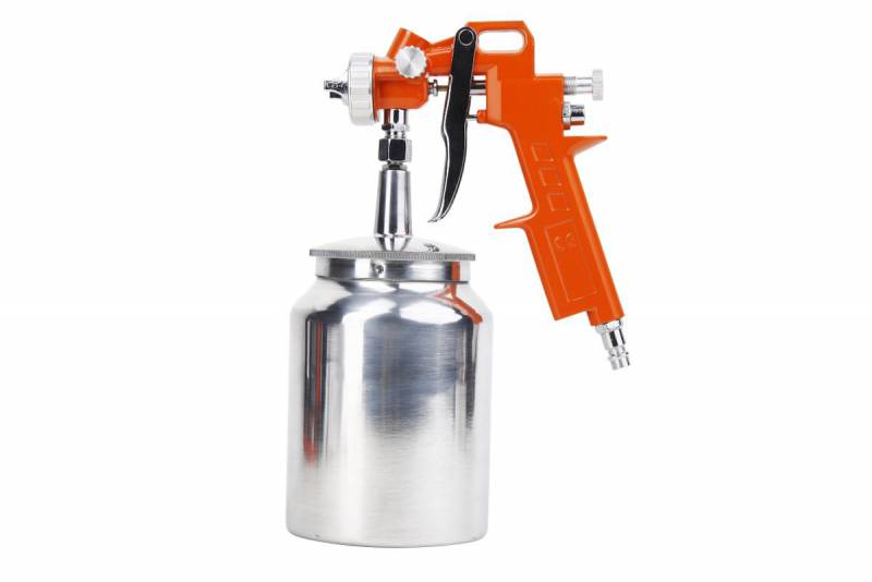 Краскораспылитель Wester FPS-10 200л/мин соп.:1.5мм бак:1л оранжевый