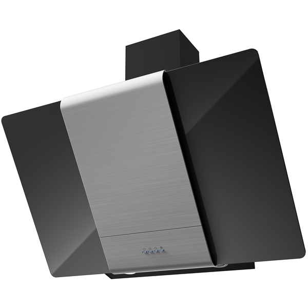 Вытяжка KRONA Talli 900 нержавеющая сталь/черный стекло 3P