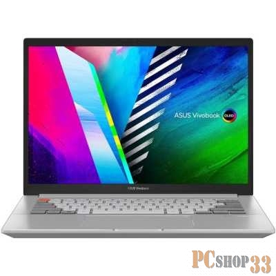 Ноутбук Asus Vivobook Pro 14X OLED N7400PC-KM050 Core i5 11300H 16Gb SSD512Gb NVIDIA GeForce RTX 3050 4Gb 14 OLED Touch WQ+ (2880x1800) noOS WiFi BT Cam