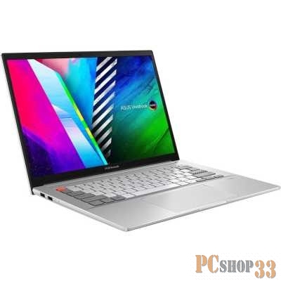 Ноутбук Asus Vivobook Pro 14X OLED N7400PC-KM050 Core i5 11300H 16Gb SSD512Gb NVIDIA GeForce RTX 3050 4Gb 14 OLED Touch WQ+ (2880x1800) noOS WiFi BT Cam