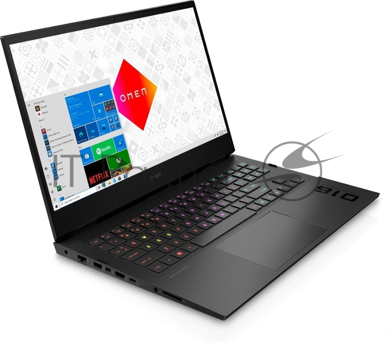 Ноутбук 16.1 IPS FHD HP Omen 16-c0045ur silver (AMD Ryzen 7 5800H/16Gb/1Tb SSD/3070 8Gb/DOS) (4E1R9EA)