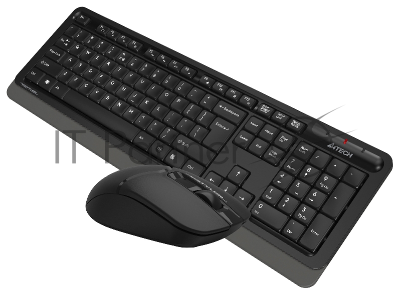 Клавиатура + мышь A4Tech Fstyler FG1012 клав:черный/серый мышь:черный USB беспроводная Multimedia