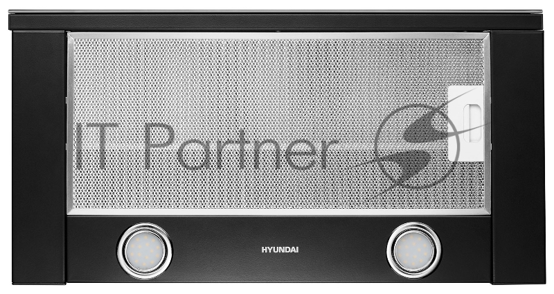 Вытяжка встраиваемая Hyundai HBH 6236 BG черный управление: кнопочное (1 мотор)
