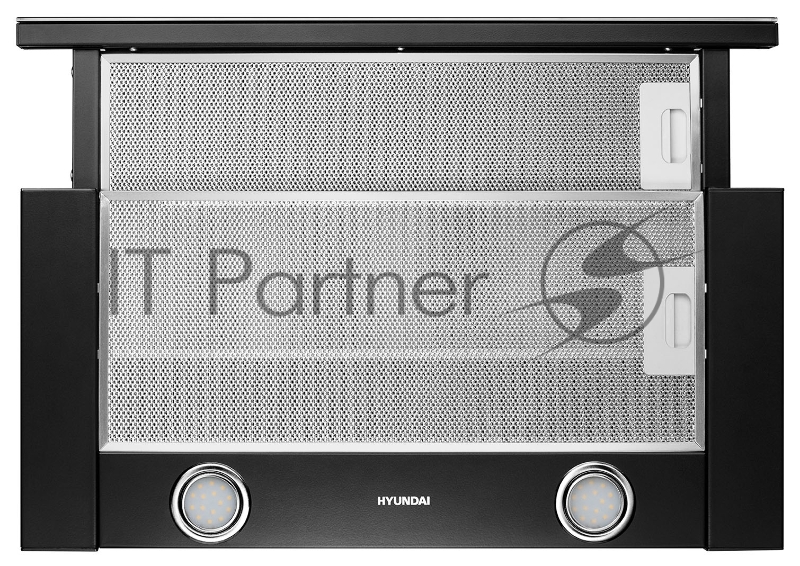 Вытяжка встраиваемая Hyundai HBH 6236 BG черный управление: кнопочное (1 мотор)