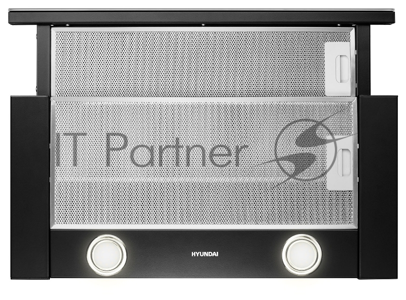 Вытяжка встраиваемая Hyundai HBH 6236 BG черный управление: кнопочное (1 мотор)