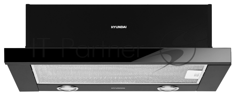 Вытяжка встраиваемая Hyundai HBH 6236 BG черный управление: кнопочное (1 мотор)