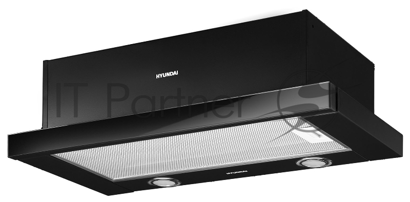 Вытяжка встраиваемая Hyundai HBH 6236 BG черный управление: кнопочное (1 мотор)