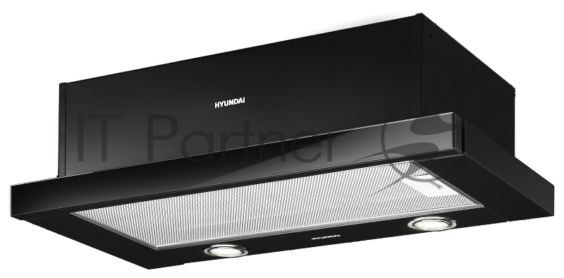 Вытяжка встраиваемая Hyundai HBH 6236 BG черный управление: кнопочное (1 мотор)