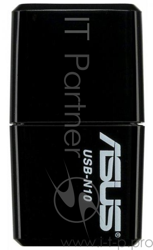 Сет.адаптер Wi-Fi 150Мбит/сек. ASUS USB-N10 Nano 802.11b/g/n (USB2.0)