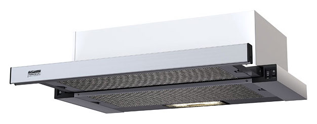 Вытяжка KRONA Kamilla 600 белый управление кнопочное (1 мотор)