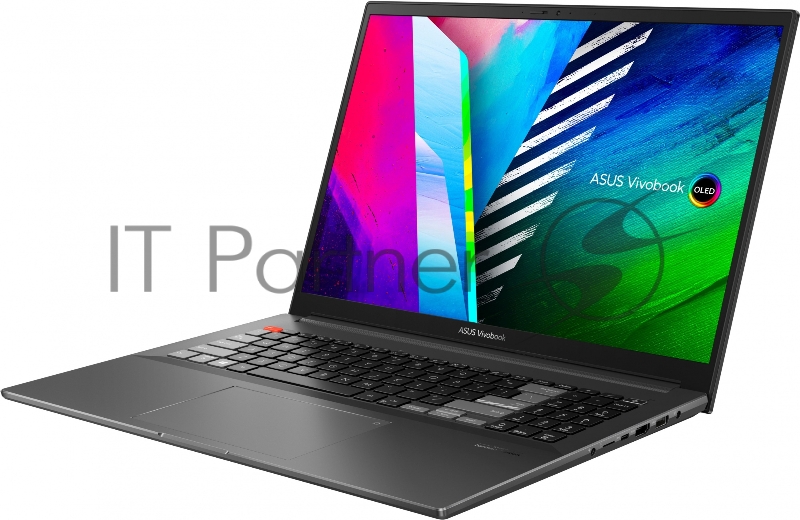 Ноутбук Asus Vivobook Pro 16X OLED M7600QC-L2083W Ryzen 7 5800H 16Gb SSD512Gb NVIDIA GeForce RTX 3050 4Gb 16 OLED 4K (3840x2400) Windows 11 Home black WiFi BT Cam